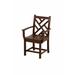 POLYWOOD® Chippendale Dining Outdoor Arm Chair Plastic/Resin | 34.75 H x 22.5 W x 21.75 D in | Wayfair CDD200MA