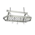 Enclume Premier Handcrafted Hanging Pot Rack Steel in Gray | 22 H x 30 W x 16 D in | Wayfair DR5 SS