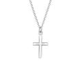 Elli Halskette Damen Kreuz Anhänger Filigran Trend in 925 Sterling Silber vergoldet