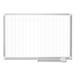 "MasterVision 72 x 48 Grid Planning Board, 1 x 2 Grid, Wht/Sil, EA, BVCMA2792830 | by CleanltSupply.com"