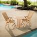 Rain Forest Free Teak 3 Piece Bistro Set