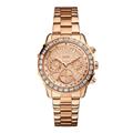 Guess Women's U0016L5 Rose-Gold Stainless-Steel Quartz Watch with Rose-Gold Dial