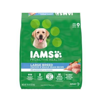 Iams Proactive Health Large Breed with Real Chicken Adult Dry Dog Food, 30-lb bag