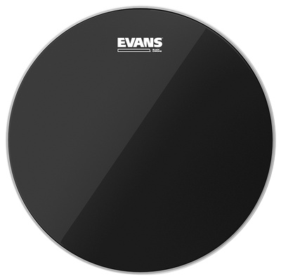 Evans 18" Black Chrome Tom