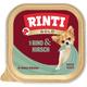 RINTI Gold Mini 6 x 100 g pour chien - cerf, bœuf