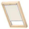 VELUX Original Roof Window Blackout Blind for M04 / M34, Light Beige, with Grey Guide Rail