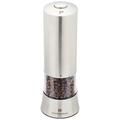 Zassenhaus electric salt and pepper mill GERA | ceramic grinder | | stainless steel | precisely adjustable grinding degree | including pepper filling and batteries | spice mill | Ø 6 x 18 cm