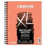 Canson XL Recycled Sketch Pad - 9 x 12 Wirebound Side 100 Sheets