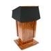 Executive Wood Products Presidential Lift Full Podium, Solid Wood | 26.5 W x 23.75 D in | Wayfair PRES500-LIFT-OL-B