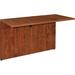 Lorell Essentials Series 29.5" H Desk Bridge & Connector Manufactured Wood in Brown/Red | 29.5 H x 48 W x 24 D in | Wayfair 69390