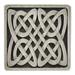Notting Hill Jewel 1.375" Length Square Knob Metal in Gray | 1.375 H x 1.375 W in | Wayfair NHK-157-AP