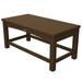 Trex Outdoor Rockport Club Coffee Table Plastic in Brown | 16 H x 35.5 W x 17.75 D in | Wayfair TXT1836TH