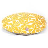 Majestic Pet Products Plantation Round Pillow/Classic Pet Bed Polyester in Yellow | 42 D in | Wayfair 78899551016