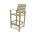 POLYWOOD® Signature Outdoor Bar Chair Plastic in Brown | 49 H x 24 W x 25 D in | Wayfair 1912-SA