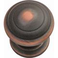 Hickory Hardware 1 1/4" Diameter Mushroom Knob Metal in Brown | 1.25" H x 1.25" W x 1.13" D | Wayfair P2283-OBH