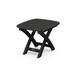 Trex Outdoor Yacht Club 21" x 18" Side Table Plastic in Black | 15.25 H x 18 W x 21 D in | Wayfair TXNSTCB