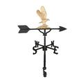 Montague Metal Products Inc. Eagle Weathervane Aluminum/Metal in Yellow | 32 H x 23.5 W in | Wayfair WV-272-GB