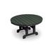 Trex Outdoor Cape Cod Round Conversation Table Plastic in Green | 18.25 H x 35.13 W x 35.13 D in | Wayfair TXRCT236RC