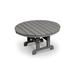 Trex Outdoor Cape Cod Round Conversation Table Plastic in Gray | 18.25 H x 35.13 W x 35.13 D in | Wayfair TXRCT236SS