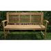 Regal Teak Teak Westerly Garden Outdoor Bench Wood/Natural Hardwoods in Gray | 37 H x 60 W x 22.5 D in | Wayfair RHB152