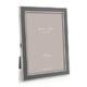 Contemporary Photo Frame Enamel Frame in Taupe Size: 4 in x 6 in