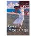 Buyenlarge 'Golf Monte Carlo' Vintage Advertisement on Wrapped Canvas in White | 36 H x 24 W x 1.5 D in | Wayfair 0-587-00911-xC2436