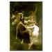 Buyenlarge Nymphs & Satyr by William-Adolphe Bouguereau Painting Print on Wrapped Canvas in White | 36 H x 24 W x 1.5 D in | Wayfair