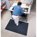 White 1 x 36 x 60 in Kitchen Mat - Design by AKRO Pebble Trax Grande Kitchen Mat Plastic | 1 H x 36 W x 60 D in | Wayfair 980S0035BL