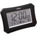 Lorell LCD Wall Clock Plastic in Black/Gray | 7.24 H x 10.55 W x 1.89 D in | Wayfair 60998