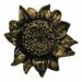 Anne at Home Oversized Fruits of Nature 3 1/4" Length Flower Flower Knob Metal in Brown | 3.25 H x 3 W in | Wayfair 146-3