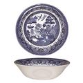 Churchill Fine China Earthenware Set of 6 Oatmeal Bowl 6" Blue Willow