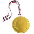 75mm gold chocolate medal - bulk box of 24