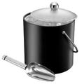 Elia Black Ice Pail Ice Bucket with Scoop 3.0L