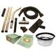 First4Spares 1.8 Metre Tool Kit & Cloth Filter & 10 x Free Dust Bags for Numatic Henry Vacuum Cleaners