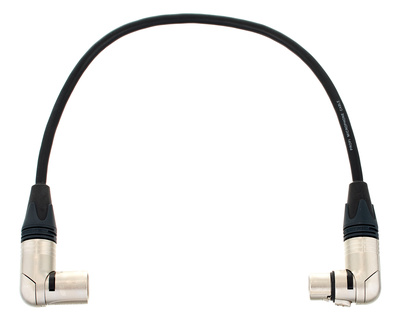 pro snake XLR Patch Angled/Angled 0.5m