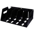 Rotadex 5-Section Lever Arch Filing Rack Black LAR5Black