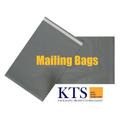 1000 Grey Mailing Postal Bags 425x600mm (17"x 24") STRONG polythene plastic