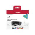 Canon PGI-72 Matte Black Cyan Magenta Yellow Red Ink Cartridge Combo Pack - 6402B009