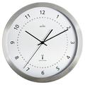 Acctim 74277 Kaava Radio Controlled Metal Case Wall Clock, 12 Inch,Silver