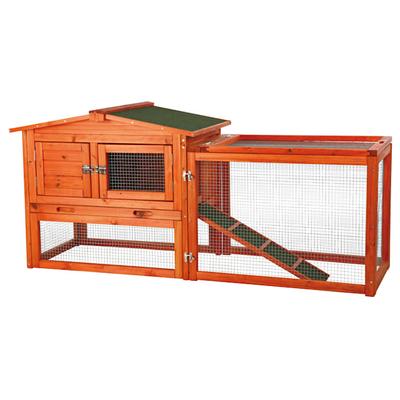 TRIXIE Natura Animal Hutch with Outdoor Run, 61" L X 20.75" W X 27.5" H