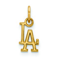 Women's Los Angeles Dodgers 10k Yellow Gold Extra Small Pendant