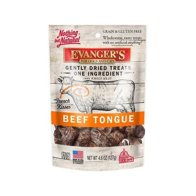 Evanger's Nothing but Natural Beef Tongue Gently Dried Dog & Cat Treats, 4.6-oz bag