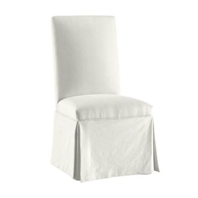 Parsons Chair Slipcover Only - Suzanne Kasler Signature 13oz Linen - Blanc - Ballard Designs