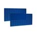 Triton Products Louvered Panel 24" H x 48" W Slatwall Metal in Blue | 24 H x 48 W x 0.625 D in | Wayfair LVP-2