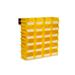 Triton Products Wall Shelf Shelving Unit Starter Plastic in Yellow | 3 H x 4.125 W x 7.375 D in | Wayfair 3-210YWS