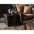 Birch Lane™ Kiona Wicker Outdoor Side Table in Brown | 22 H x 22 W x 22 D in | Wayfair 2501-ET