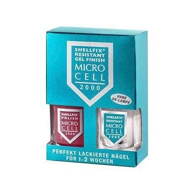 Microcell - Microcell 2000 Shellfix Shellfix Resistant Gel Finish Nagellack 22 ml Dark Pink