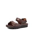 Clarks Men's Atl Part Sandals, Braun (Dark Brown Lea), 10.5 UK