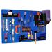 Wall Control Pegboard Standard Tool Storage 32" H x 48" W Kit Metal in Blue | 32 H x 48 W x 9 D in | Wayfair 30-WRK-400 BUB