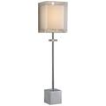 Elk Lighting Exeter 30" Chrome and Double Shade Modern Table Lamp